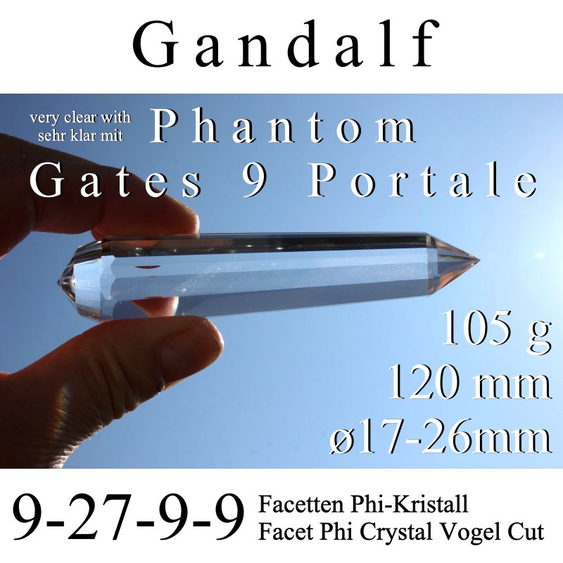 Gandalf 9 Gate Dream Phi Crystal 105g Vogel Cut