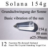 Solana 12 Facetten Phi-Kristall stehend 154g Vogel Cut