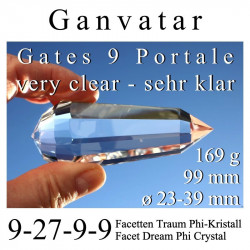 Ganvatar 9 Portale Traum Phi-Kristall 9-27-9-9 Facetten