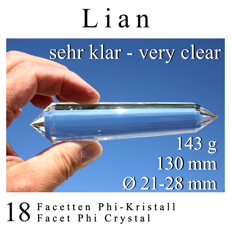 Lian 18 Facetten Phi-Kristall
