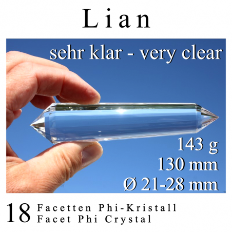 Lian 18 Facet Phi Crystal