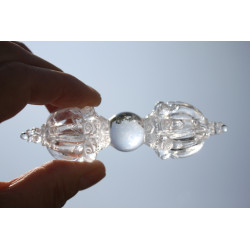 Vogel Cut Ishtar Phi Diamond Dorje Vajra with 9 Prongs