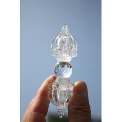 Vogel Cut Ishtar Phi Diamond Dorje Vajra with 9 Prongs