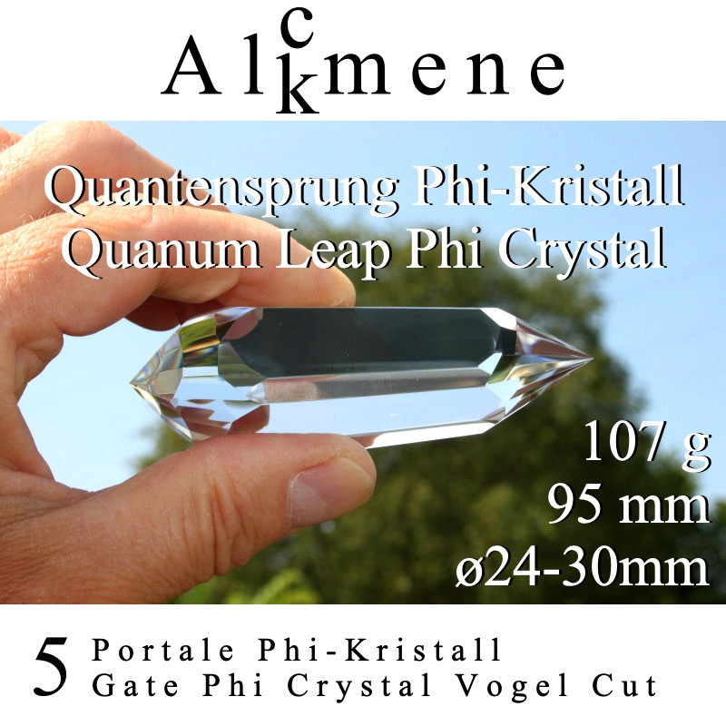 Alcmene Quantum Leap Phi Crystal 107g Vogel Cut