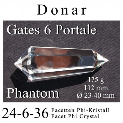 Donar 6 Gate Phi Crystal with Phantom