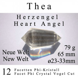 Thea Heart Angel 12 Facet Phi Crystal Vogel Cut