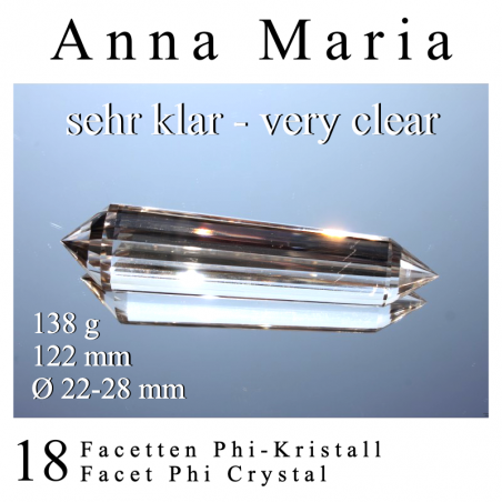 18 Facetten Phi-Kristall Anna Maria