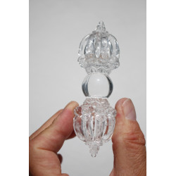 Vogel Cut Phi Diamant Dorje Vajra Alea mit 9 Zinken