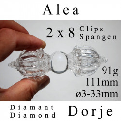 Phi Diamant Dorje Alea 2 x 8 Spangen Phi-Kristalle