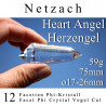Herzengel 12 Facetten Phi-Kristall Netzach Vogel Cut