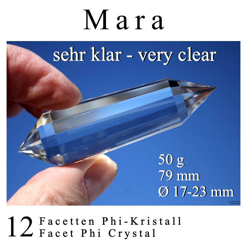 Mara 12 Facet Phi Crystal