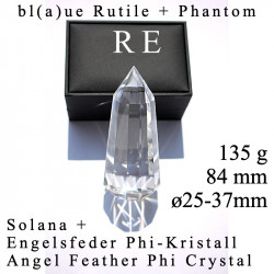 Solana + Engelsfeder 12 Facetten Phi-Kristall RE Vogel Cut