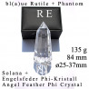 Solana + Angel Feather 12 Facet Phi Crystal RE Vogel Cut
