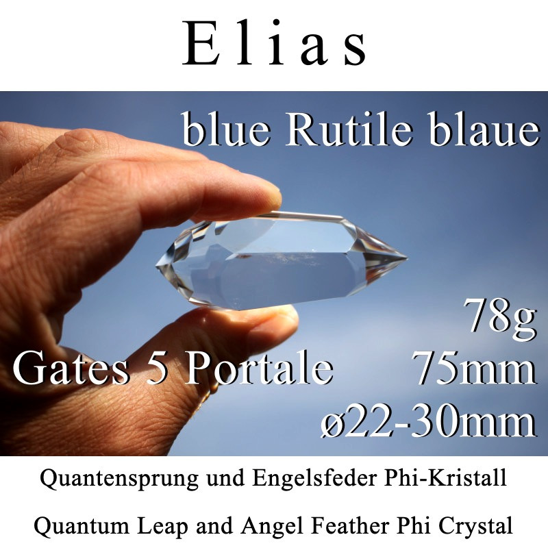 Quantum Leap and Angel Feather Phi Crystal Elias Vogel Cut