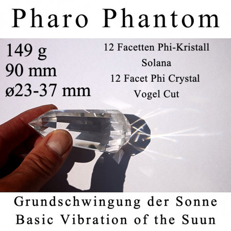 Pharo 12 Facetten Phi-Kristall mit Phantom Vogel Cut