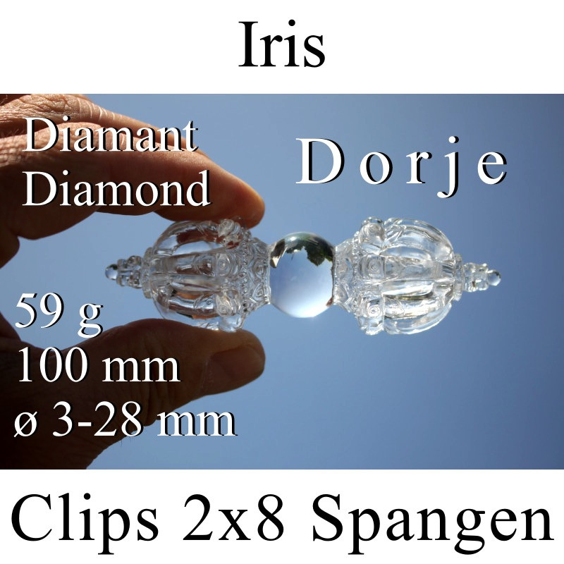 Iris Phi Diamond Dorje 2 x 8 Clips