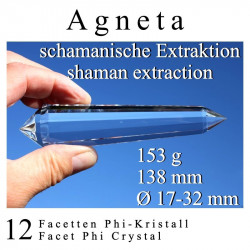 Vogel Kristall Agneta 12 Facetten Phi-Kristall