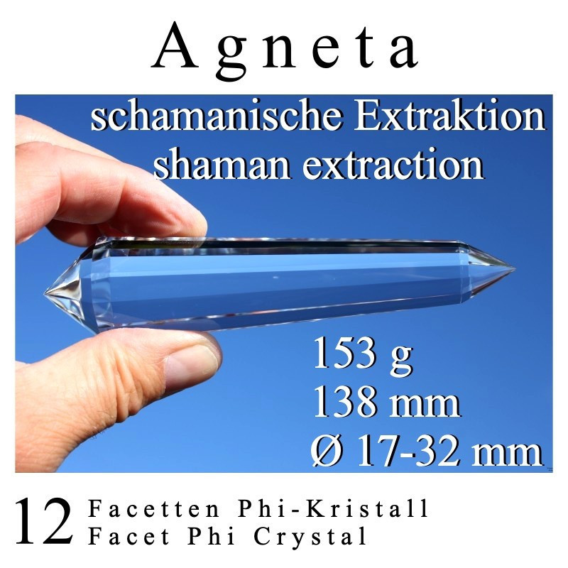 Agneta 12 Facet Phi Crystal