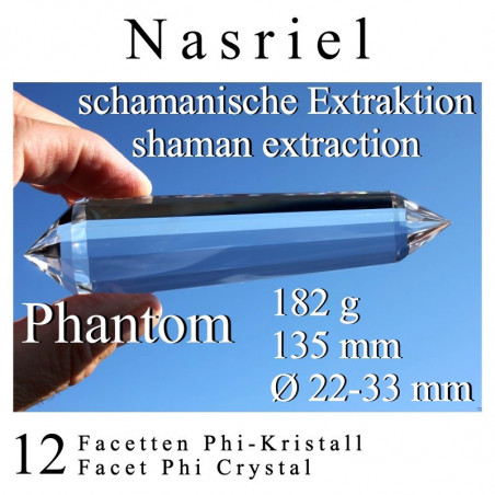 Nasriel 12 Facet Phi Crystal with Phantom
