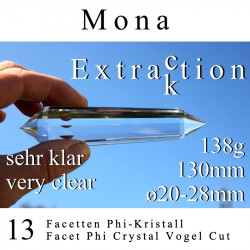 Mona 13 Facetten Phi-Kristall Extraktion Vogel Cut