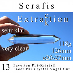 Serafis 13 Facetten Phi-Kristall Extraktion Vogel Cut