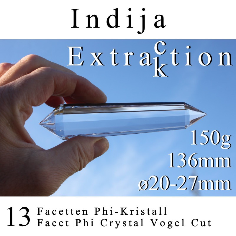 Indija 13 Facet Phi Crystal Extraction Vogel Cut