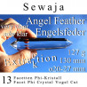 Sewaja 13 Facet Phi Crystal Angel Feather