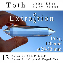 Toth 13 Facetten Phi-Kristall Extraktion Vogel Cut