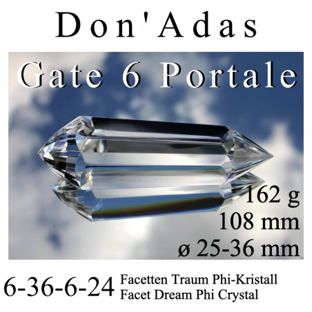 Vogel Kristall Don'Adas 6 Portale Traum Phi-Kristall mit Phantom
