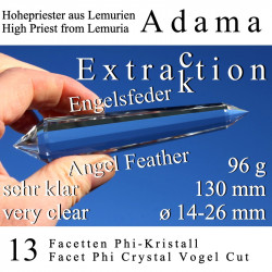 Adama 13 Facet Phi Crystal Extraction Angel Feather Vogel Cut