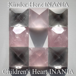Kinder-Herz Inania Phi-Lichtpyramide Vogel Cut