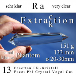 Ra 13 Facetten Phi-Kristall Extraktion Vogel Cut