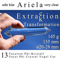 Ariela 13 Facetten Phi-Kristall Extraktion Vogel Cut