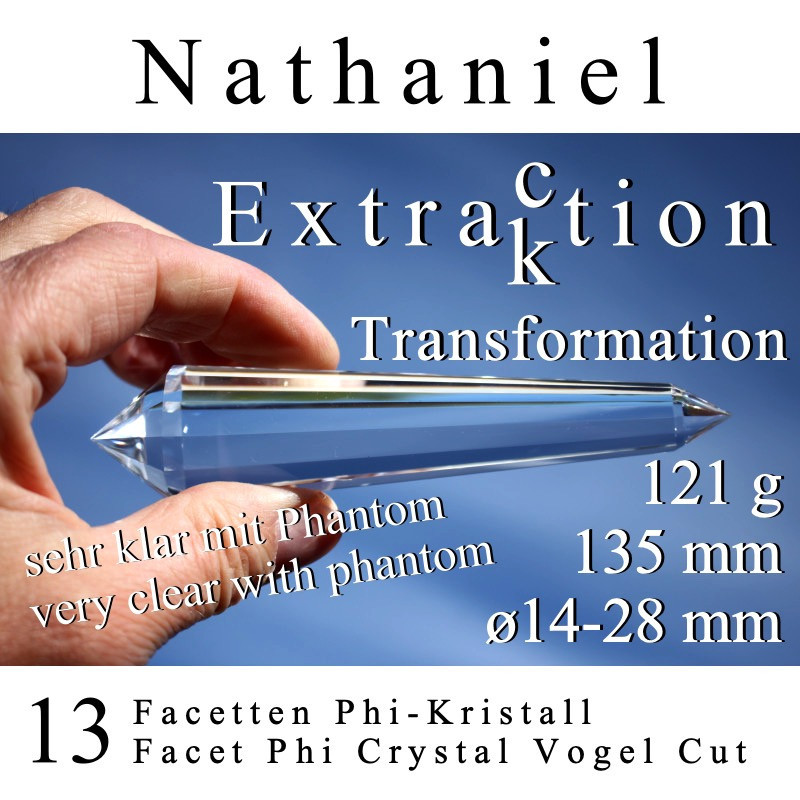 Nathaniel 13 Facetten Phi-Kristall Extraktion Vogel Cut