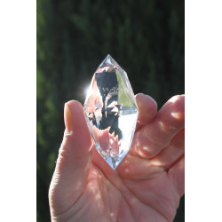 Vogel Cut Merlyn 144 Facetten Phi-Kristall 107g