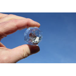 Vogel Cut Merlyn 144 Facetten Phi-Kristall 107g