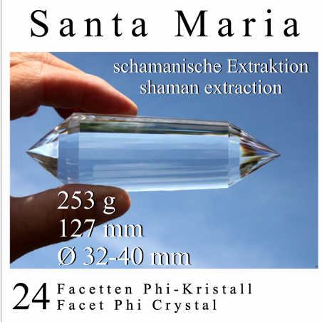 Santa Maria 24 Facet Phi Crystal