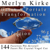 Merlyn Kirke 144 Facetten Phi-Kristall Vogel Cut