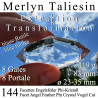 Merlyn Taliesin 144 Facet Phi Crystal with Blue Rutiles (Angel Feather) Vogel Cut