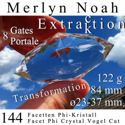 Merlyn Noah 144 Facet Phi Crystal extraction Vogel Cut