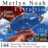 Merlyn Noah 144 Facetten Phi-Kristall Extraktion Vogel Cut