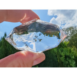 Merlyn Odin 144 Facetten Vogel Cut Phi-Kristall mit Phantomen