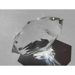 Merlyn Odin 144 Facet Vogel Cut Phi Crystal with Phantoms