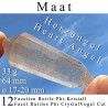 Maat Herzengel 12 Facetten Phi-Kristall Vogel Cut