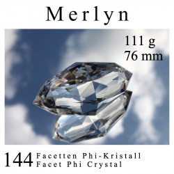 144 Facetten Phi-Kristall Merlyn