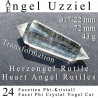 Engel Uzziel Herzengel 24 Facetten Phi-Kristall Vogel Cut
