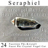 Engel Seraphiel Herzengel 24 Facetten Phi-Kristall Vogel Cut