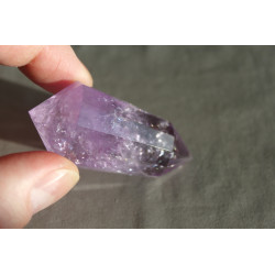 Regenbogen Amethyst Phi-Kristall 12 Facetten Vogel Cut