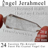 Jerahmeel Herzengel 24 Facetten Phi-Kristall Vogel Cut