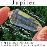 Jupiter Herzengel 12 Facetten Phi-Kristall Vogel Cut